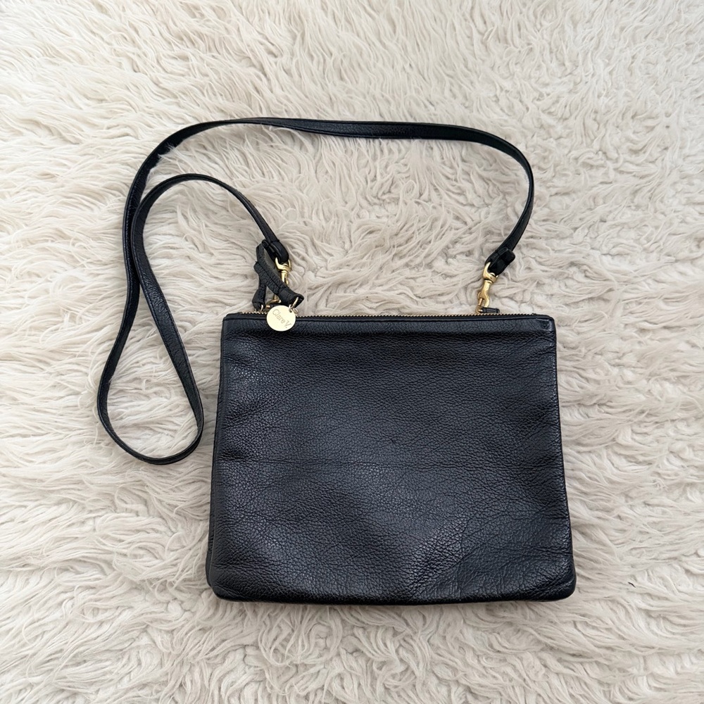 Clare V. Double Sac Bretelle Bag - Black